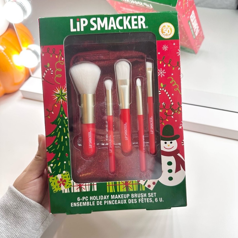 Lip Smackers 6Pcs Holiday Makeup Brushes